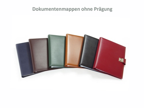 Dokumentenmappen ohne Prägung